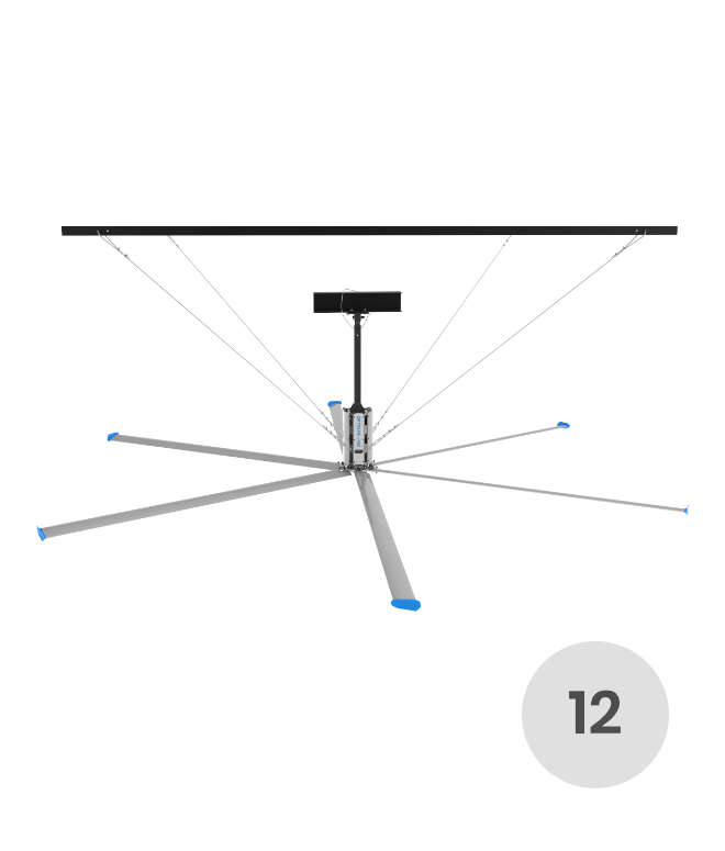 Ventilador HVLS 12 pies